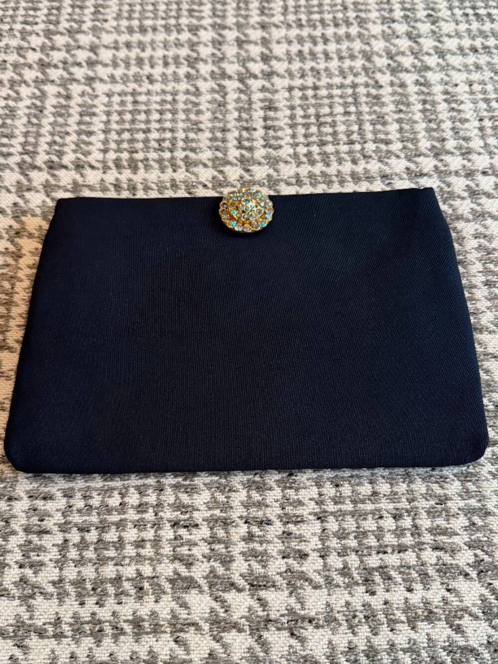 INGBER vintage navy blue evening bag clutch